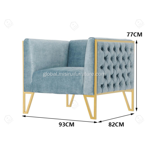 Hotel Lobby Sofa Stylish design single sofa for hotel Manufactory